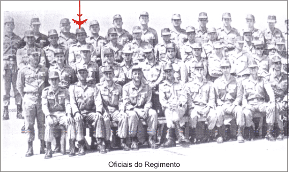 Oficiais do Regimento